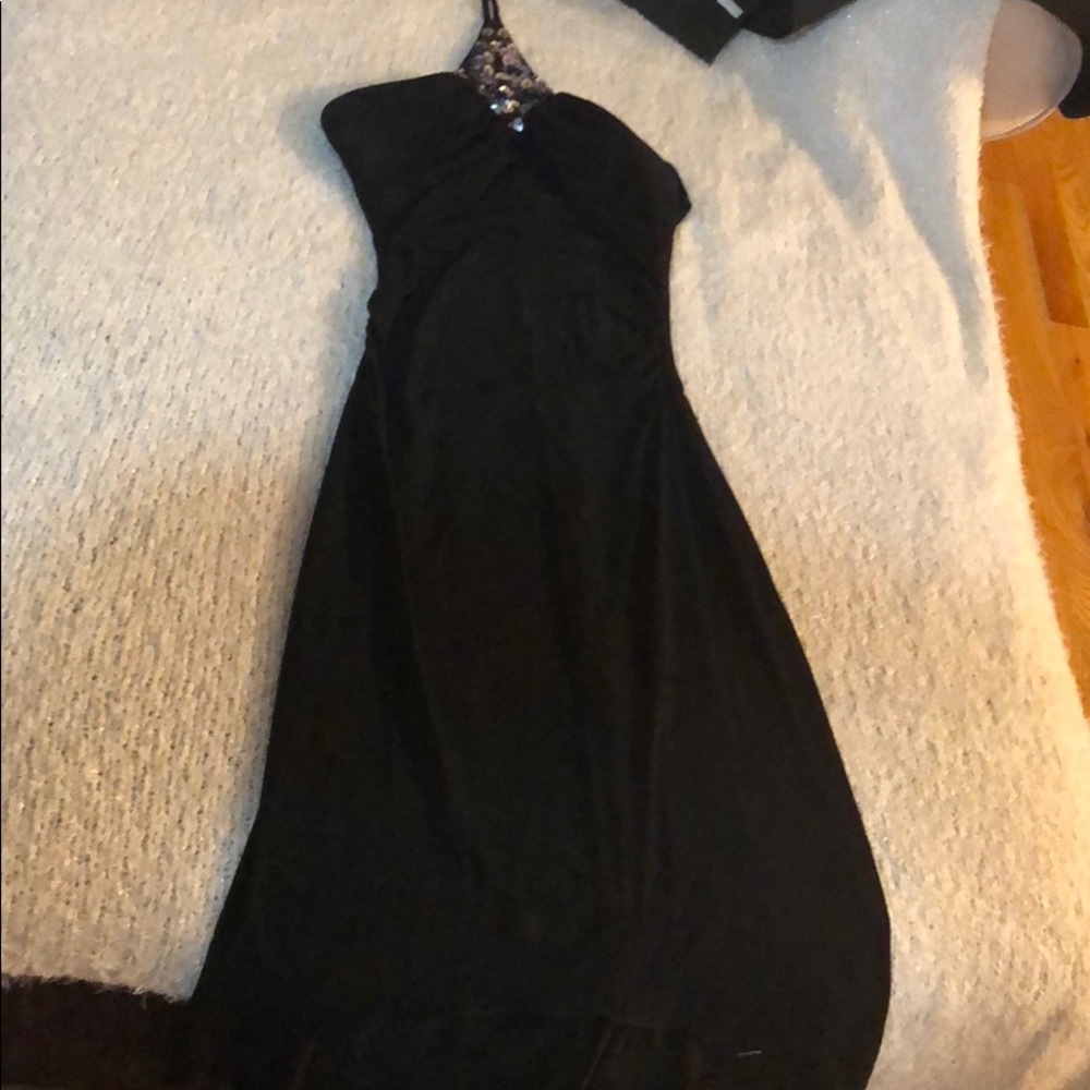 black dress